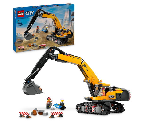 LEGO City 60420 Żółta koparka - 1248934 - zdjęcie